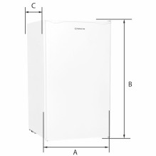 Manta MM520PW Fridge 91L White