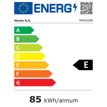 Manta MM520PW šaldytuvas 91L Baltas