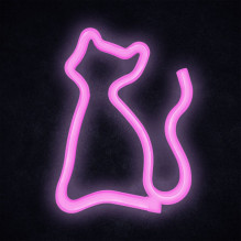 Manta SNL06PK Style Neon Lights Cat pink