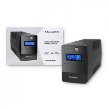 Qoltec Monolith uninterruptible power supply (UPS) Double-conversion (Online) 0.45 kVA 240 W 2 AC outlet(s)