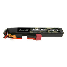 Gens ace 25C 1400mAh 2S1P 7.4V Airsoft Gun Lipo baterija su T kištuku