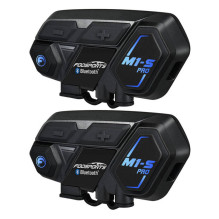 Fodsports M1-S Pro motorcycle intercom two-pack (black)