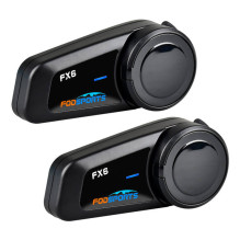 Fodsports FX6 motorcycle intercom two-pack (black)