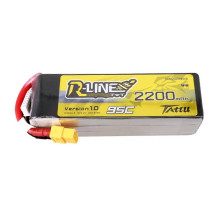 Lipo Tattu R-Line 22.2V 2200mAh 6S 95C baterija su XT60 jungtimi