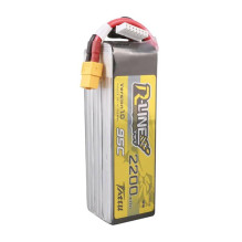 Lipo Tattu R-Line 22.2V 2200mAh 6S 95C battery with XT60 connector