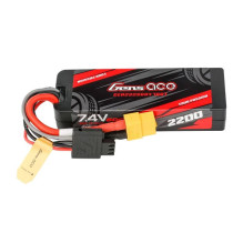 Lipo Gens ace G-Tech 2200mAh 7.4V 2S1P 60C GRP-76 Hardcase Battery with XT60 Plug