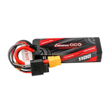 Lipo Gens ace G-Tech 1100mAh 11.1V 3S1P 60C GRP-76 kietojo korpuso baterija su XT60 kištuku