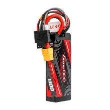 Lipo Gens ace G-Tech 1100mAh 11.1V 3S1P 60C GRP-76 kietojo korpuso baterija su XT60 kištuku