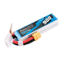 Lipo Gens Ace 900mAh 14.8V 80C 4S1P battery with XT60 connector