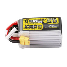 Lipo Tattu R-Line versija 5.0 1050mAh 29.6V 8S 150C baterija su XT60 jungtimi