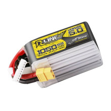 Lipo Tattu R-Line versija 5.0 1050mAh 29.6V 8S 150C baterija su XT60 jungtimi