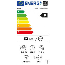 Iš priekio pakraunama skalbyklė Indesit BWSE 71295X WBV EU