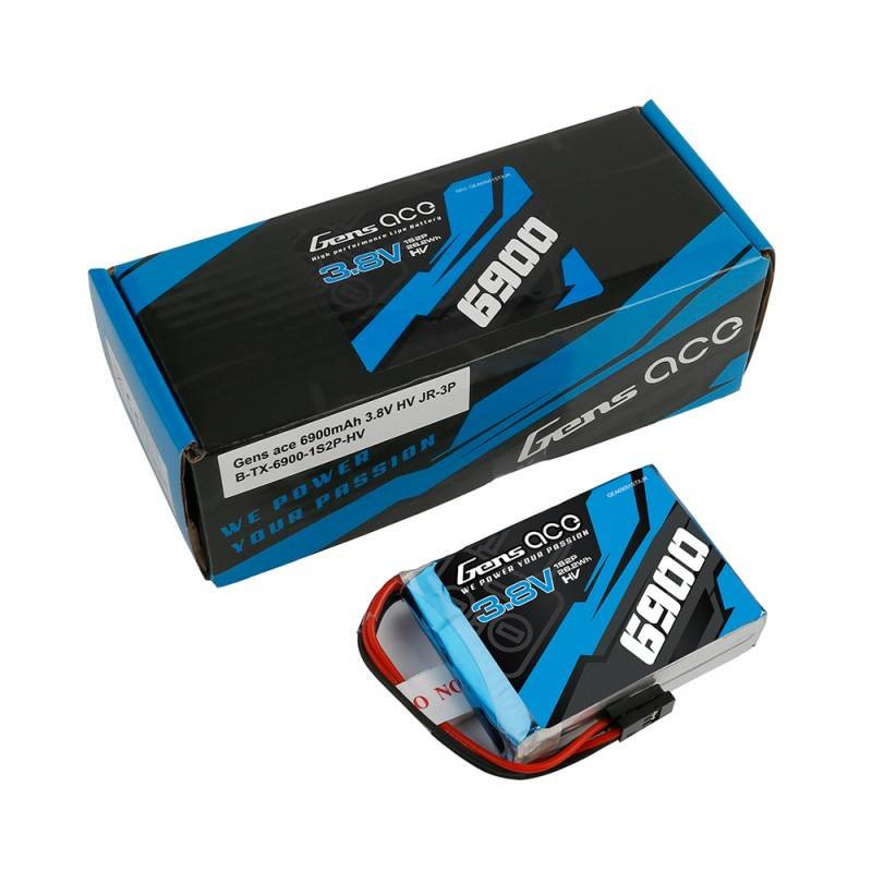 Battery Gens Ace 6900mAh 3.8V 1C 1S2P LiPo