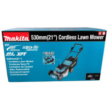 Makita DLM530Z lawn mower Walk behind lawn mower Battery Black, Blue