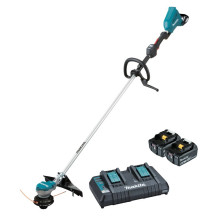 Makita DUR368LPT2 krūmapjovė / kirpimo mašinėlė 35 cm Akumuliatorius juodas, mėlynas