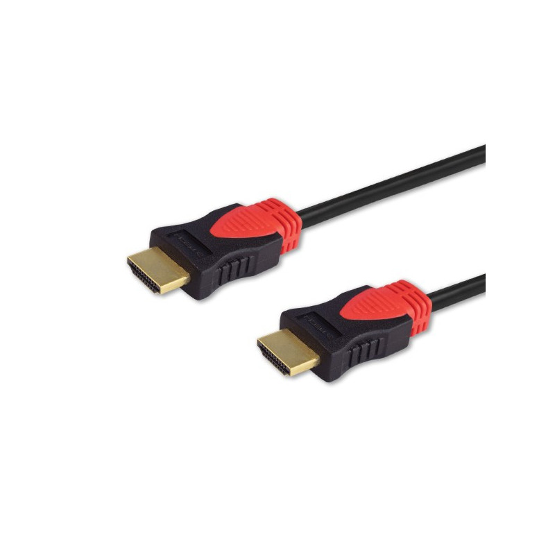 HDMI Cord - Savio CL -95 1.5 m black/ red