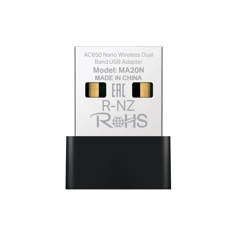 WRL ADAPTERIS 650MBPS USB NANO / MA20N MERCUSYS