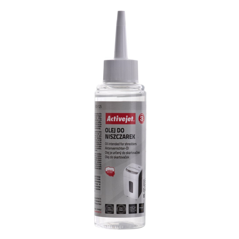 Activejet ASO-125 Smulkintuvo aliejus 125 ml