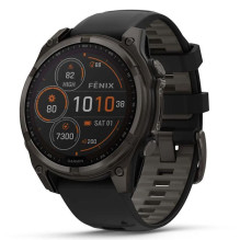 SMARTWATCH FENIX 8 SAPP. SAULES / JUODAS / PILKAS 010-02907-11 GARMIN