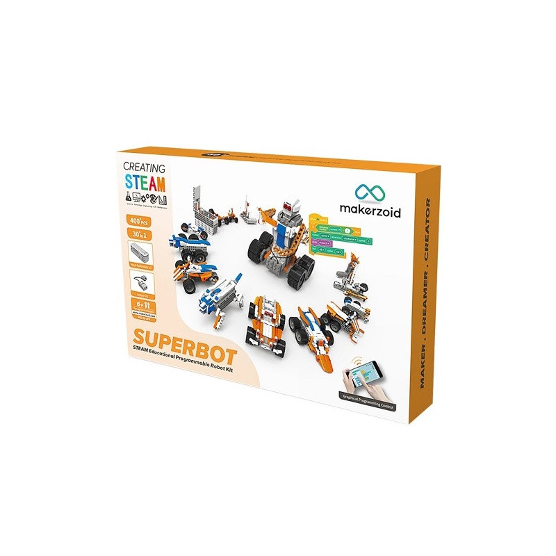 MAKERZOID Superbot Building Block Kit 26in1