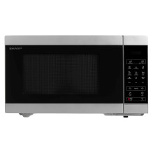 Sharp Buitinė technika YC-MG81E-S mikrobangų krosnelė Stalviršis Grilis mikrobangų krosnelė 28 L 900 W Juoda, pilka