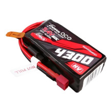 Gens ace G-Tech 4300mAh 3S1P 11.4V 60C Lipo baterija su T formos kištuku