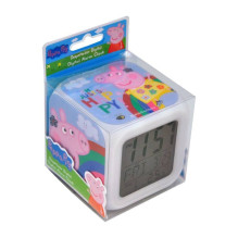 Skaitmeninis laikrodis su žadintuvu Peppa Pig PP17073 KiDS Licencija