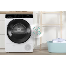 Gorenje DPNA92WIFI ​​džiovykla Laisvai pastatoma priekinė apkrova 9 kg A++ juoda, balta