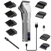 Hair clipper CAMRY CR 2835s with LCD display Silver