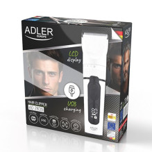 Hair clipper ADLER AD 2839 with LED display White