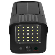 SOL1803S Dummy Solar CCTV Camera - Flashing LED Motion Sensor LED Security Surveillance Professional IP65 Home Office Wa