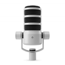 RØDE PodMic USB White - dinaminis mikrofonas podcast'ui