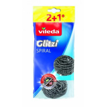 Plieniniai šveitikliai Vileda Glitzi Spiral 3 vnt.