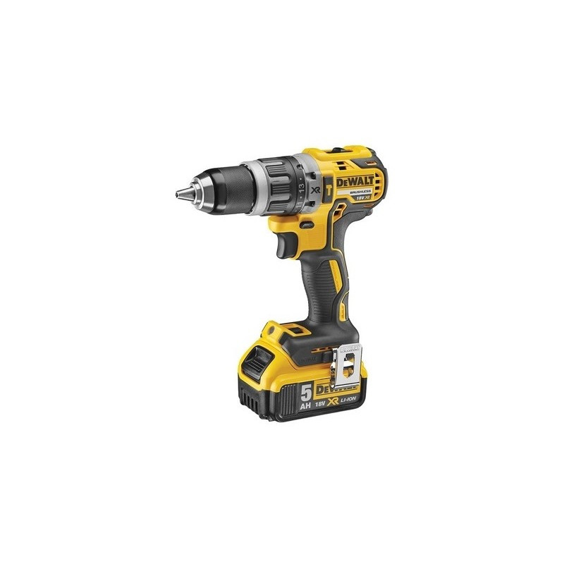 DEWALT DCD796P2-QW grąžtas beraktis juodas, geltonas 1,8 kg