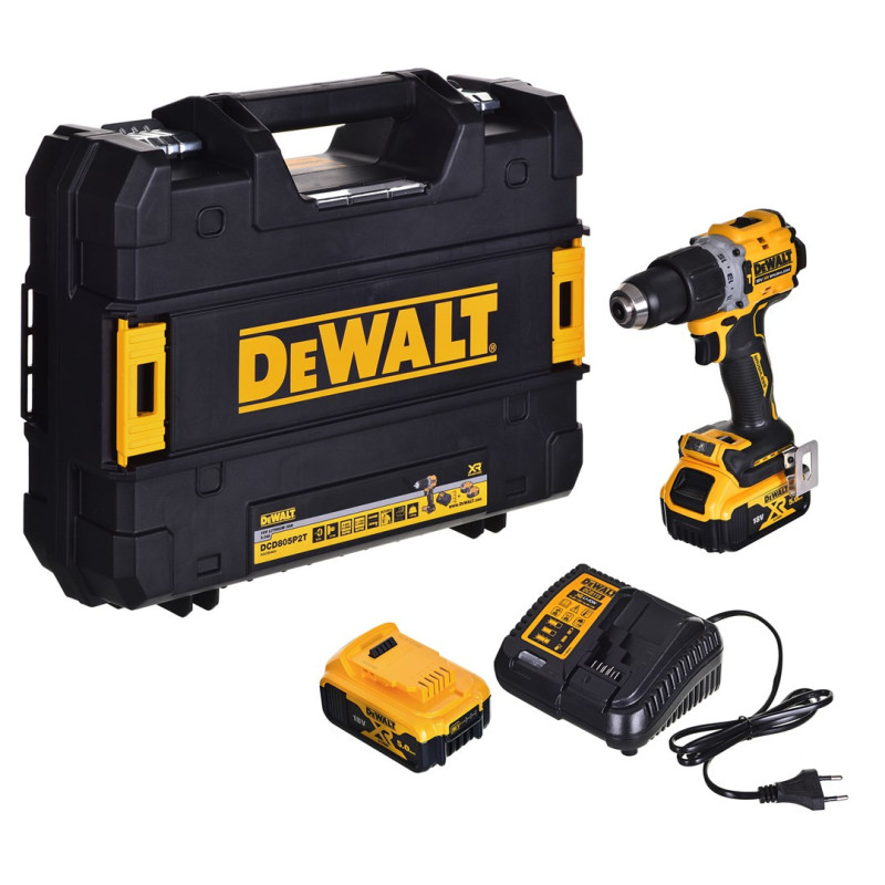 GRĄŽAS / GRĄŽAS DEWALT DCD805P2T 18V 2X5,0AH BL TSTAK