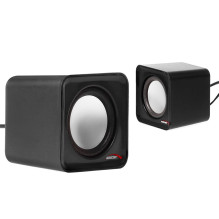 Audiocore AC870 B 2 krypčių 3 W juodas, pilkas laidinis