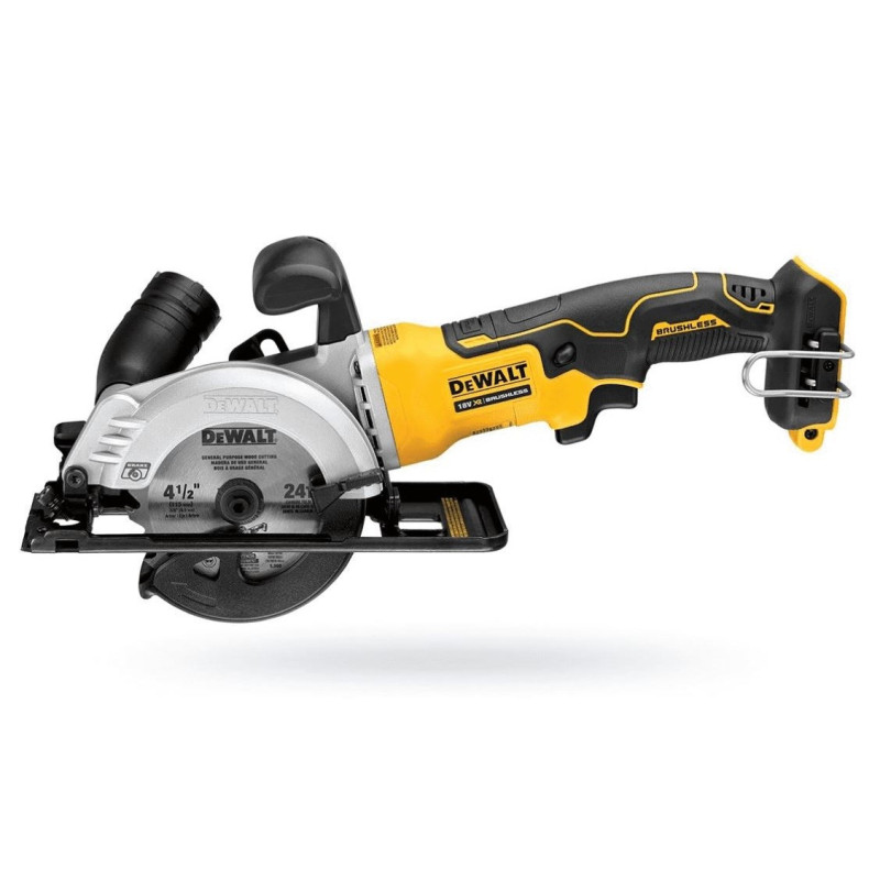 DEWALT DCS571N -XJ nešiojamas diskinis pjūklas 115 mm 18V T-STAK juodas, geltonas