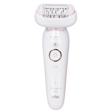 Braun Silk-épil 9 9002 epilator 40 tweezers White,