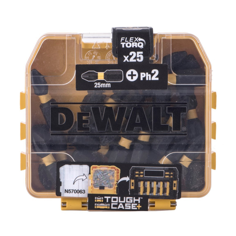 Atsuktuvo antgaliai 2x25 / 25vnt. DT70555T DEWALT