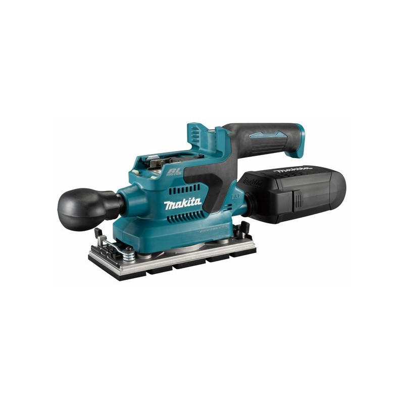 Makita DBO380Z nešiojamas šlifuoklis Juoda, Mėlyna