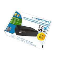 Esperanza EV108R TV set-top box Cable Black