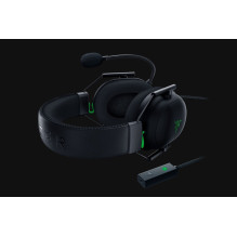 „Razer Blackshark V2“ ausinės su laidine galvute, žaidimų apyranke, juoda, žalia