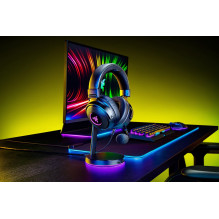 „Razer Kraken V3 HyperSense“ ausinės su laidine galvute, žaidimų USB A tipo juoda