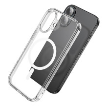 Hoco Magnetic Airbag Anti-Fall Protective Shell Case for Apple iPhone 16 Clear