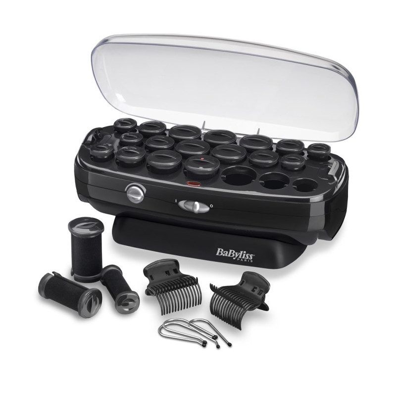 BaByliss Thermo Ceramic Rollers Hair styling kit Black, Stainless steel 50 W 78.7&quot; (2 m)