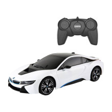 RASTAR R / C 1:18 BMW i8 nuotolinio valdymo automobilis (baltas)