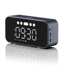 Wireless speaker Dudao 'Y17' silver (integrated clock)