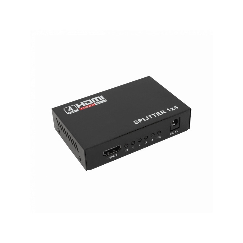 Sbox HDMI-4 HDMI skirstytuvas 1x4 HDMI-1.4 HDMI-4