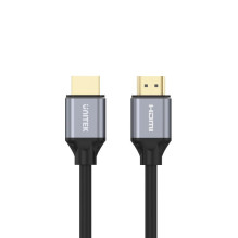 HDMI Laidas - UNITEK C138W 2m 2.1 48Gbps HDR10 juodas, pilkas