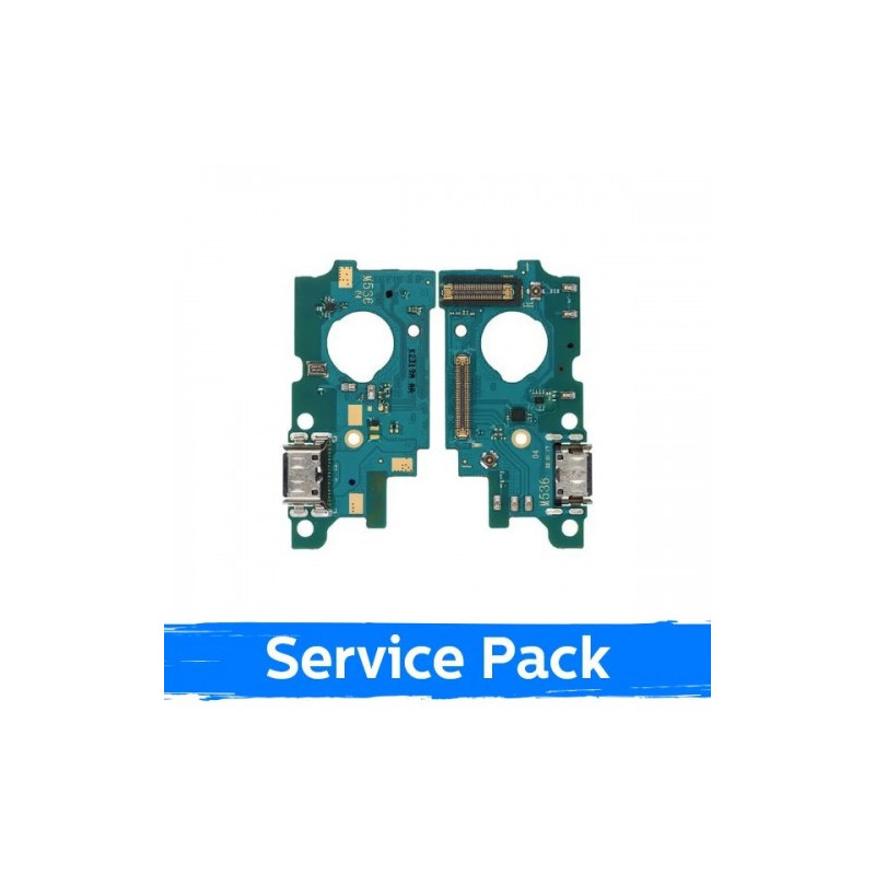 Krovimo lizdas skirtas Samsung M536 M53 5G su lanksčiąja jungtimi / plata (Service Pack)